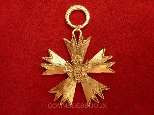 Broche vintage sphinx croix - sphinx,