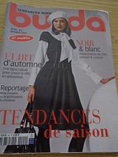 MAGAZINE COUTURE BURDA FLIRT D'AUTOMNE NOIR & BLANC OCTOBRE 2007 N° 94