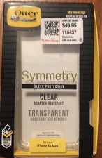 New GENUINE OTTERBOX SYMMETRY Series Case for iPhone XS MAX - CLEAR USA SELLER