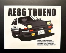AE86 TRUENO Sticker Seal