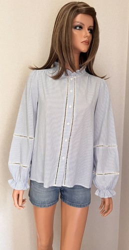 Chemise rayée bleue - , &