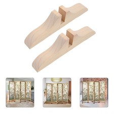  2 Pcs Panneau De Separation Piece Cloison Base Diviseur Meuble Séparation