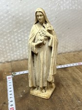 statue signée religieuse ancienne plâtre 1900 Sainte Vierge  Réf N.6