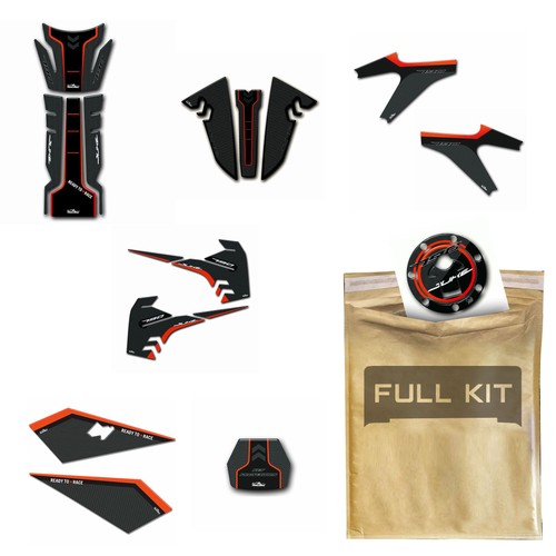 Kit full autocollant moto - moto, 3d