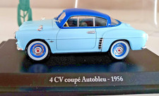 4 CV coupé Autobleu - 1956 - en boîte 1/43e