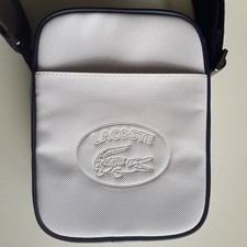 Sacoche Zippée Blanche Lacoste