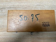 Swiss Tesa 50-75mm Micrometer w Wrenches & Wood Case