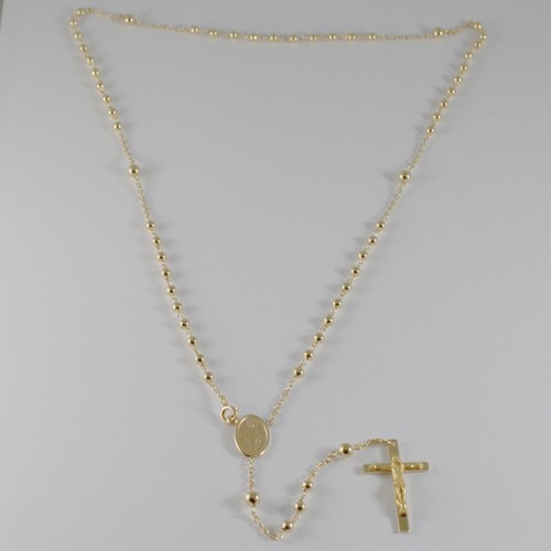 Collier chapelet jaune 750 - chapelet,