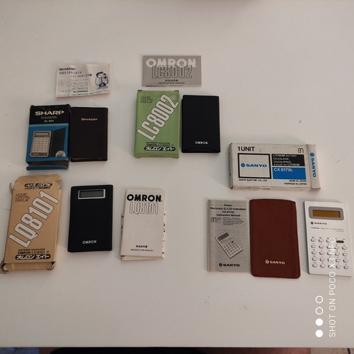 Lot calculatrices omron - calculatrices,