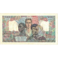 France, 5000 Francs, Empire