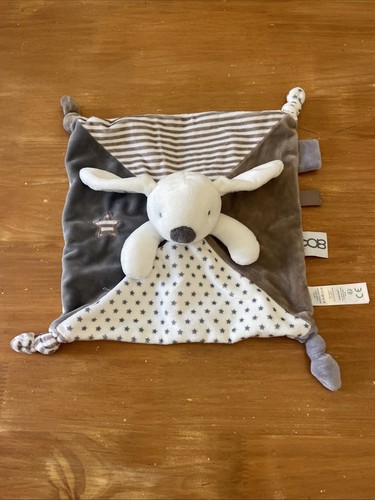 Doudou plat mouchoir lapin - plat,