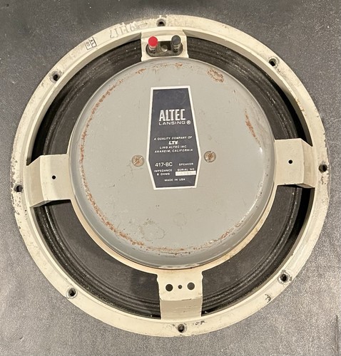 Pair altec lansing 417 8c - pair, (2)