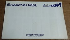 Catalogue publicitaire Nuancier Citroen Visa 1983 teintes sièges brochure rare