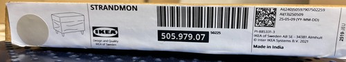 New ikea strandmon slipcover - ikea,