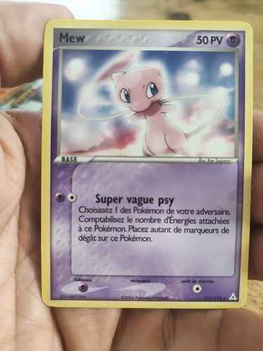 Carte pokémon mew - carte, ex