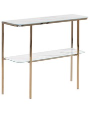 Table Console en Verre Effet