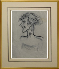 GEORGES GOURSAT dit SEM (1863-1934) DESSIN ORIGINAL JACQUELINE  1900 (1196)