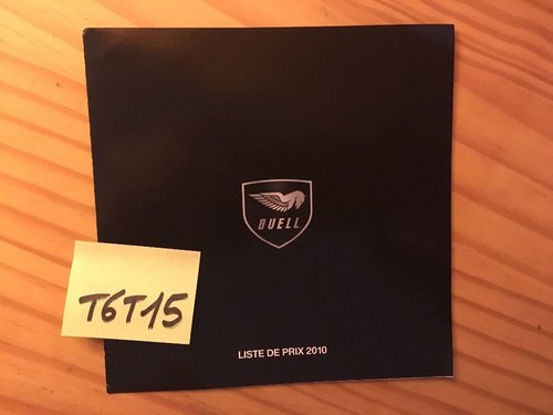 Buell liste prix - 2010, brochure