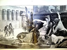 Gravure de presse - Cléopatre