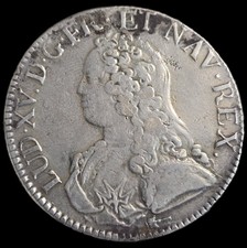 Écu Aux Branches D'oliviers 1731 X Amiens Louis XV