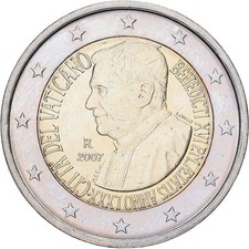 Vatican, Benoît XVI, 2 Euro