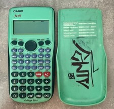 Casio | Calculatrice Fx-92 | College 2D+ | Etat Correct | Réf : CAL4