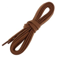 Les Lacets Français. Lacets plats et épais. Sneakers, Coton. Orange cuivre.  - 