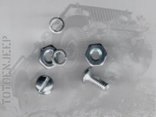 KIT VISSERIE REHAUSSE SUPPORT EXTINCTEUR  . jeep  willys  us ww2