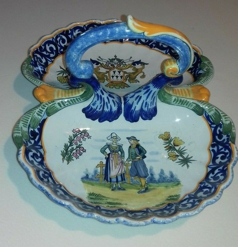 Plat serviteur anse henriot - plat,