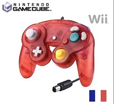 Manette Pour Nintendo Gamecube Wii NGC GC Rouge Rétro Gaming Filaire Controller