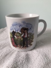 Tasse Mug  Anne Ehret porcelaine 67 ranrupt décor alsacien. TBE 