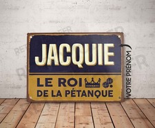 Plaque métal vintage