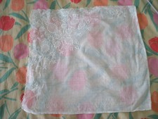 napperon pochette coton blanc