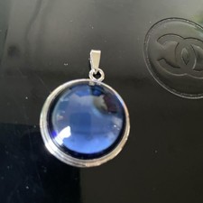 Pendentif cabochon en verre Lalique haut cristal bijoux collier accessoires D...