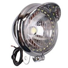 Phare de moto chromé 27 LED +