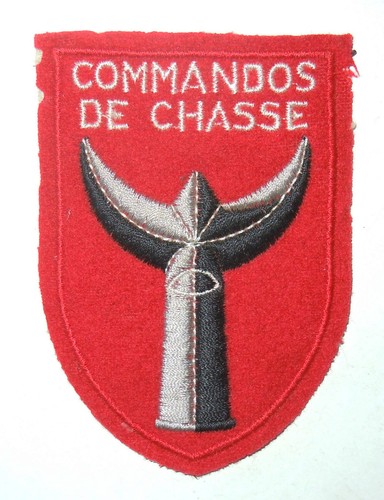 Insigne tissu brodé commandos - tissu,