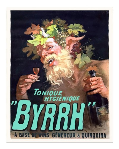 Affiche vintage byrrh art - affiche,