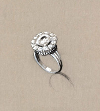 Gouaché joaillerie 1930 - joaillerie,