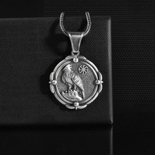 Collier aigle amérindien en argent sterling pendentif animal bijoux uniques