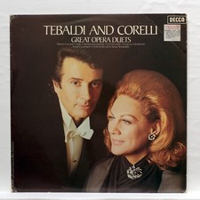 SXL 6585 – RENATA TEBALDI, FRANCO CORELLI great opera duets DECCA LP EX++
