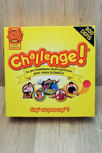 Jeu société challenge - de,