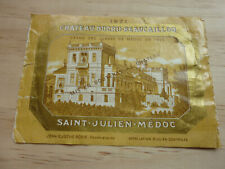 etiquette vin Chateau Ducru Beaucaillou 1971 saint Julien wine label