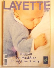 PHILDAR Layette n°344 hiver 2000 2001  Tricot crochet  knitting Stricken