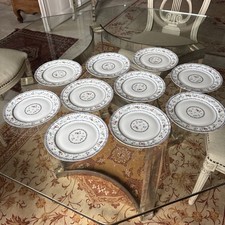 Assiettes à dessert Bernardaud.