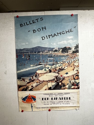 Rare affiche ancienne - , cote