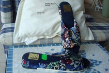 PANTOUFLE CHAUSSURE CHAUSSON FEMME  BLEU MARINE T 39/40 NEUVE