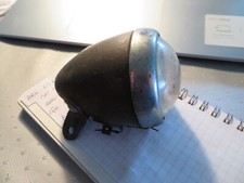 phare vélo cyclo verre cuvelage métal ancien vieux vintage