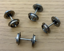 JOUEF Champagnole lot de 4 essieux en métal Ø 11,6 mm isolés sur une roue - HO