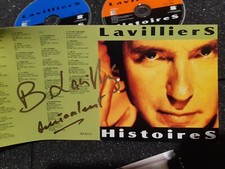 bernard Lavilliers autographe 2 cds best of HISTOIRES signé live concert