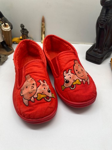 Vintage paire chaussons - vintage,